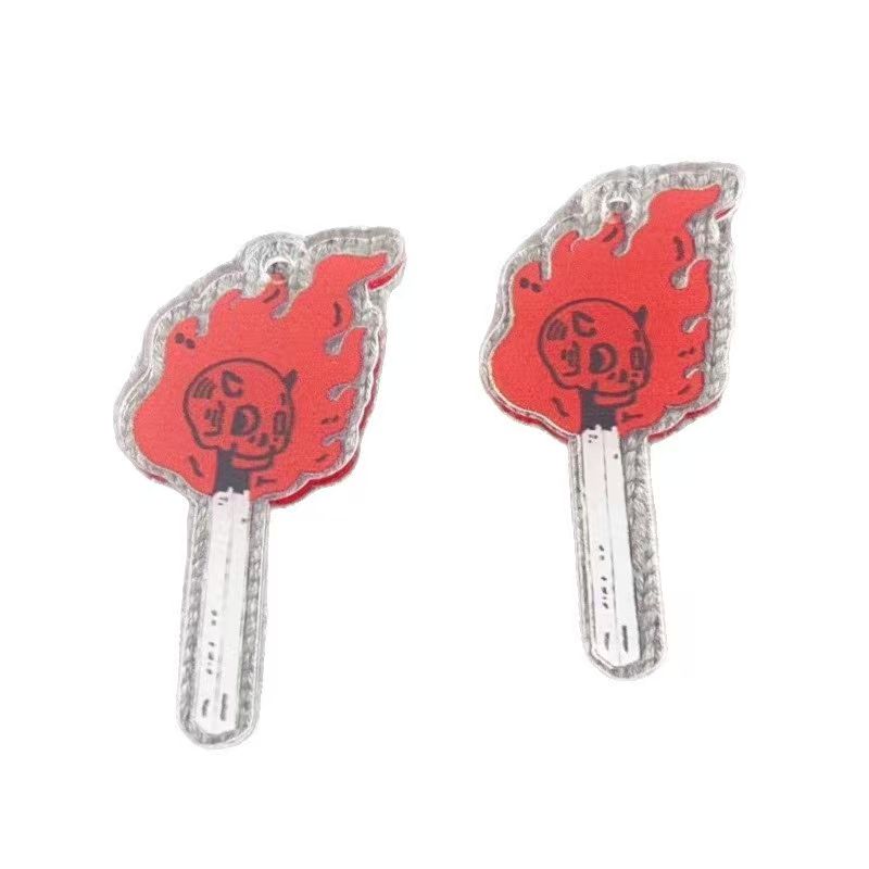 10個のアクリルスカルペンダント、DIYジュエリー作り、イヤ - Jewelry Making Earrings のレビューと価格