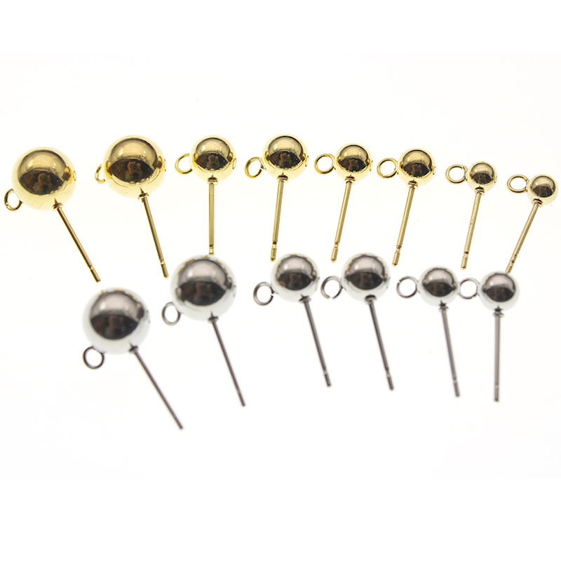 20個入り ステンレス製 3/4/5/6/8mm 丸型ボール - Jewelry Making Earrings のレビューと価格