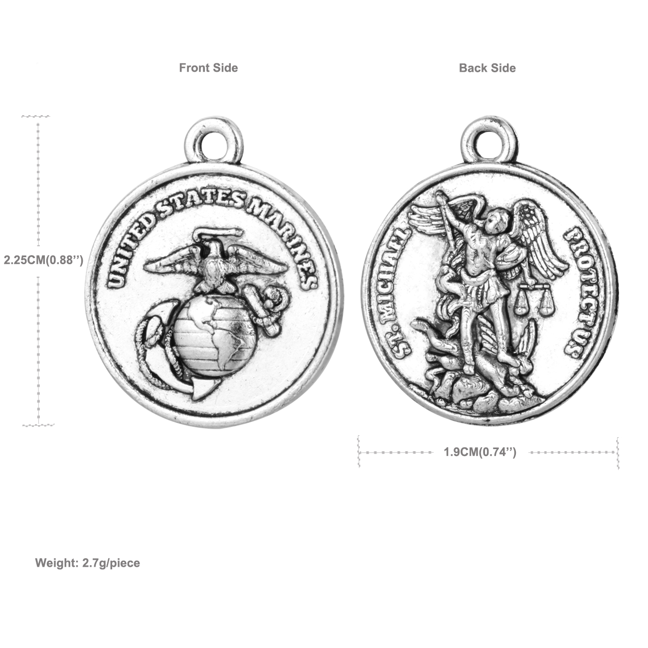Saint michael medal-ペンダント,色合いの - Jewelry Making Michaels のレビューと価格