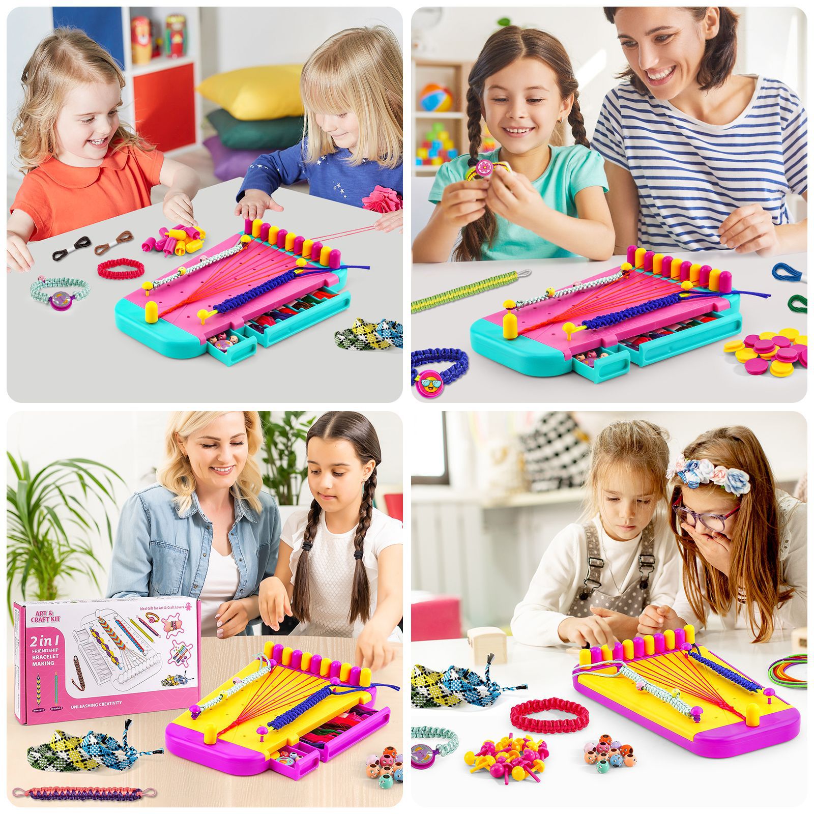 ブレスレット作成キットおもちゃ女の子のための友情芸術工芸ブレ - Jewelry Making Kits For Kids のレビューと価格