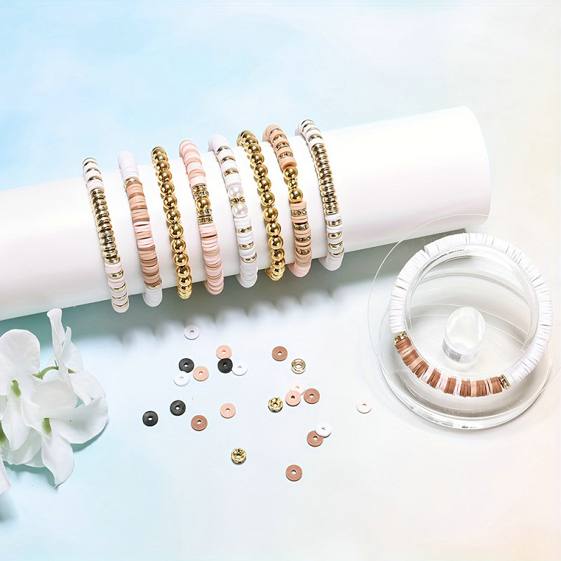 スタイル DIY 粘土ビーズブレスレット作成キット友情ゴール - Jewelry Making For Teens のレビューと価格