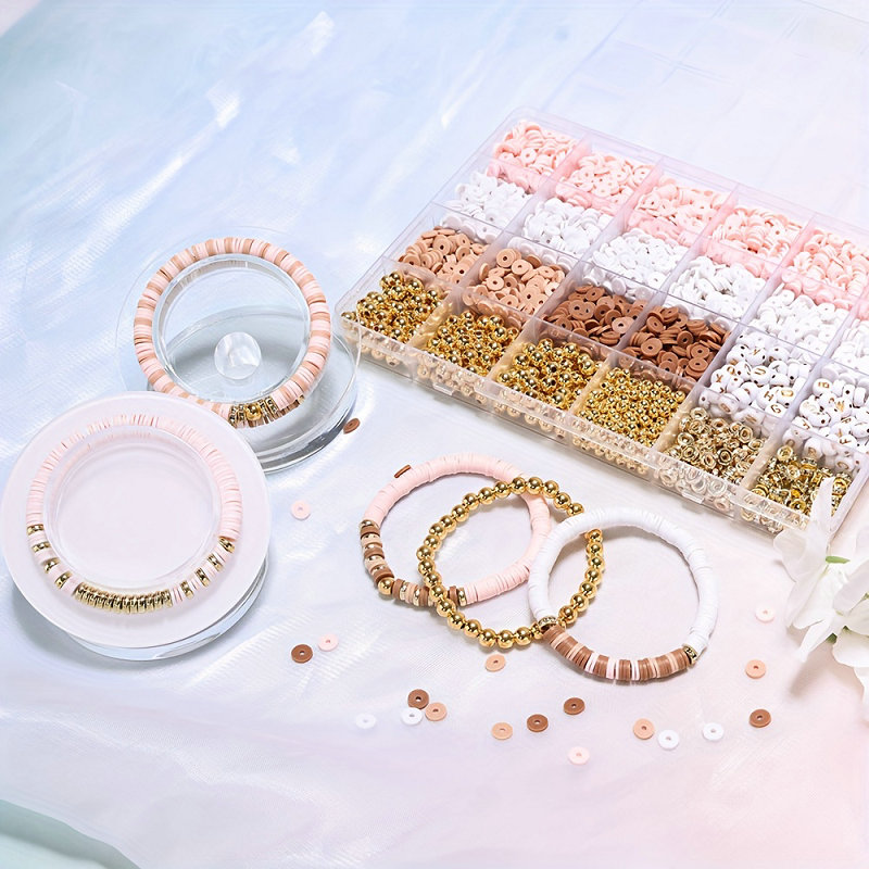 スタイル DIY 粘土ビーズブレスレット作成キット友情ゴール - Jewelry Making For Teens のレビューと価格