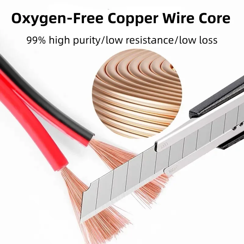 5/10 メートル RVB 赤黒 2 ピン電線 12 14  - Wire 22 Gauge Copper のレビューと価格