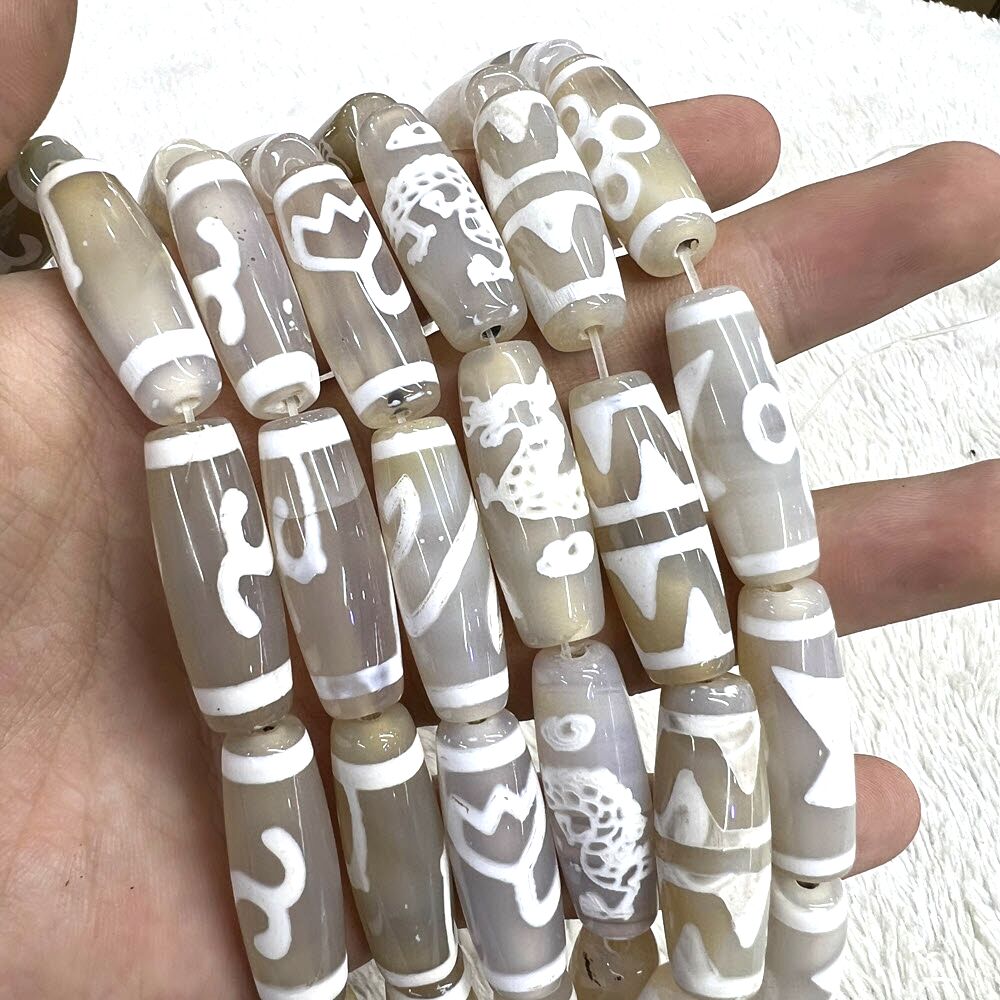 30 ミリメートル白 Tibentan 12 パターン Dz - Jewelry Making Store のレビューと価格
