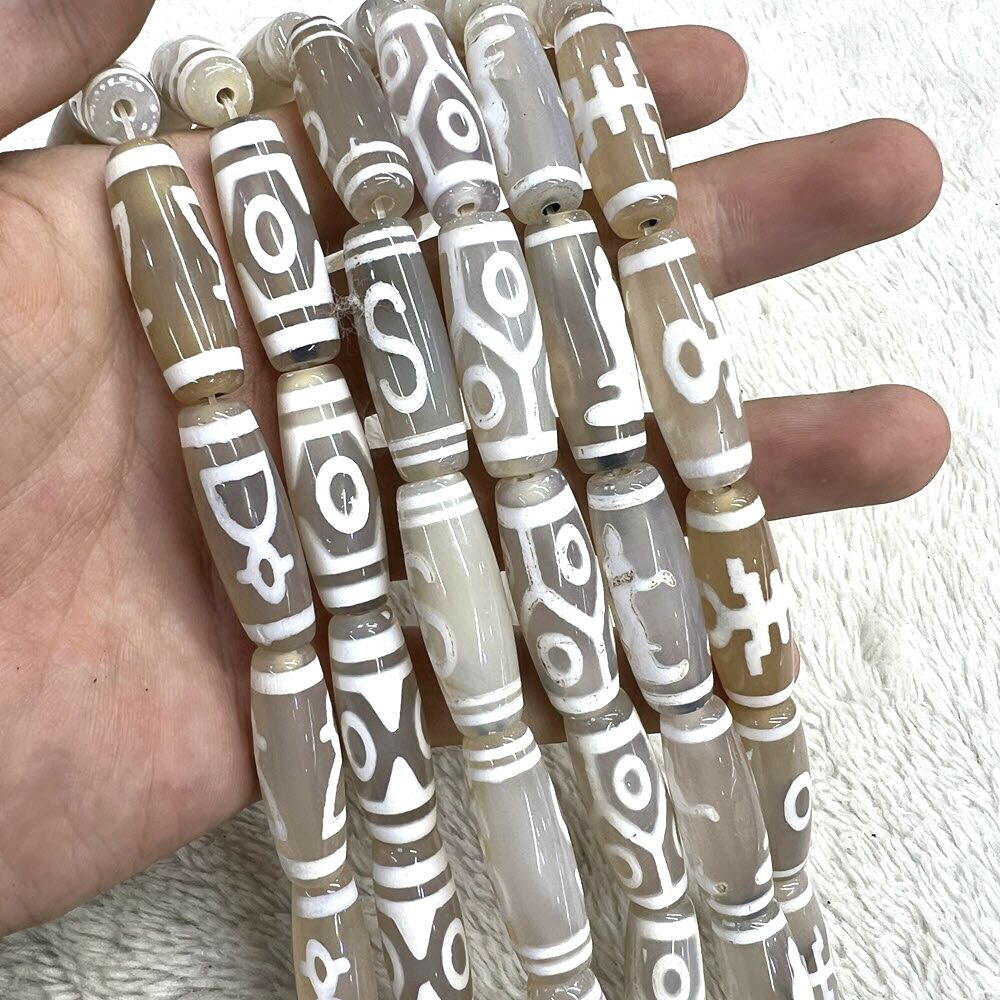 30 ミリメートル白 Tibentan 12 パターン Dz - Jewelry Making Store のレビューと価格