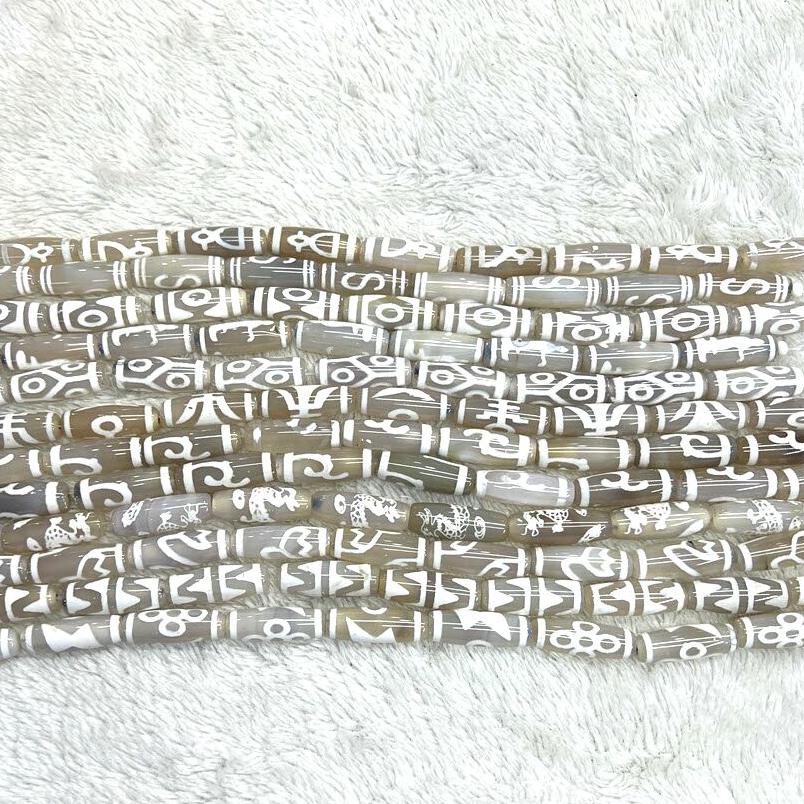30 ミリメートル白 Tibentan 12 パターン Dz - Jewelry Making Store のレビューと価格