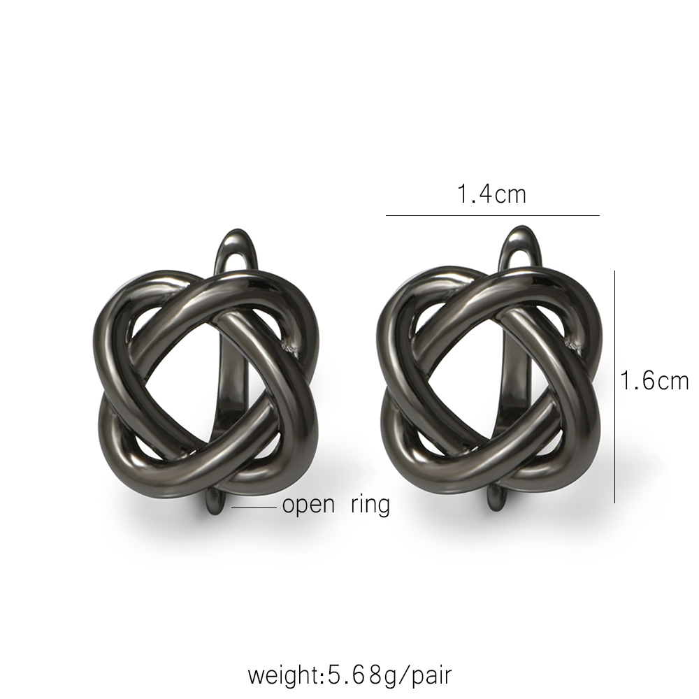 YANASI 1 ペアガンブラック真鍮イヤリングフック DI - Jewelry Making Earrings のレビューと価格