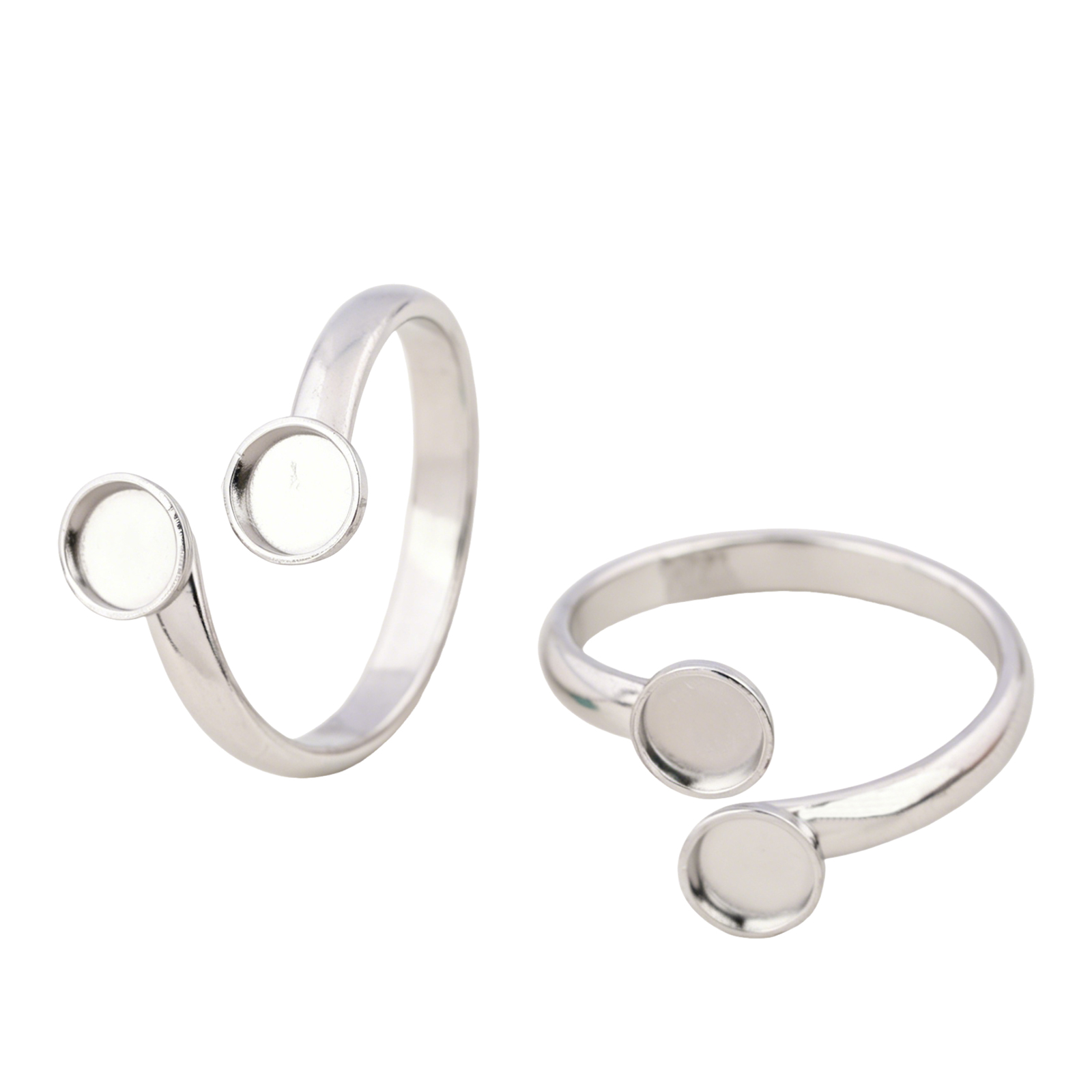 10個入り ステンレス製 調整可能な金メッキリングブランク  - Ring Blank Adjustable のレビューと価格