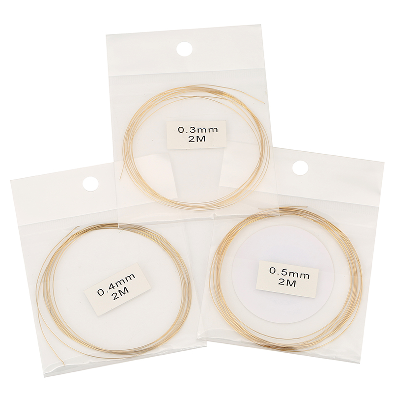 2メートル ステンレス鋼 0.3 0.4 0.5 mm ビー - Jewelry Making Thread のレビューと価格