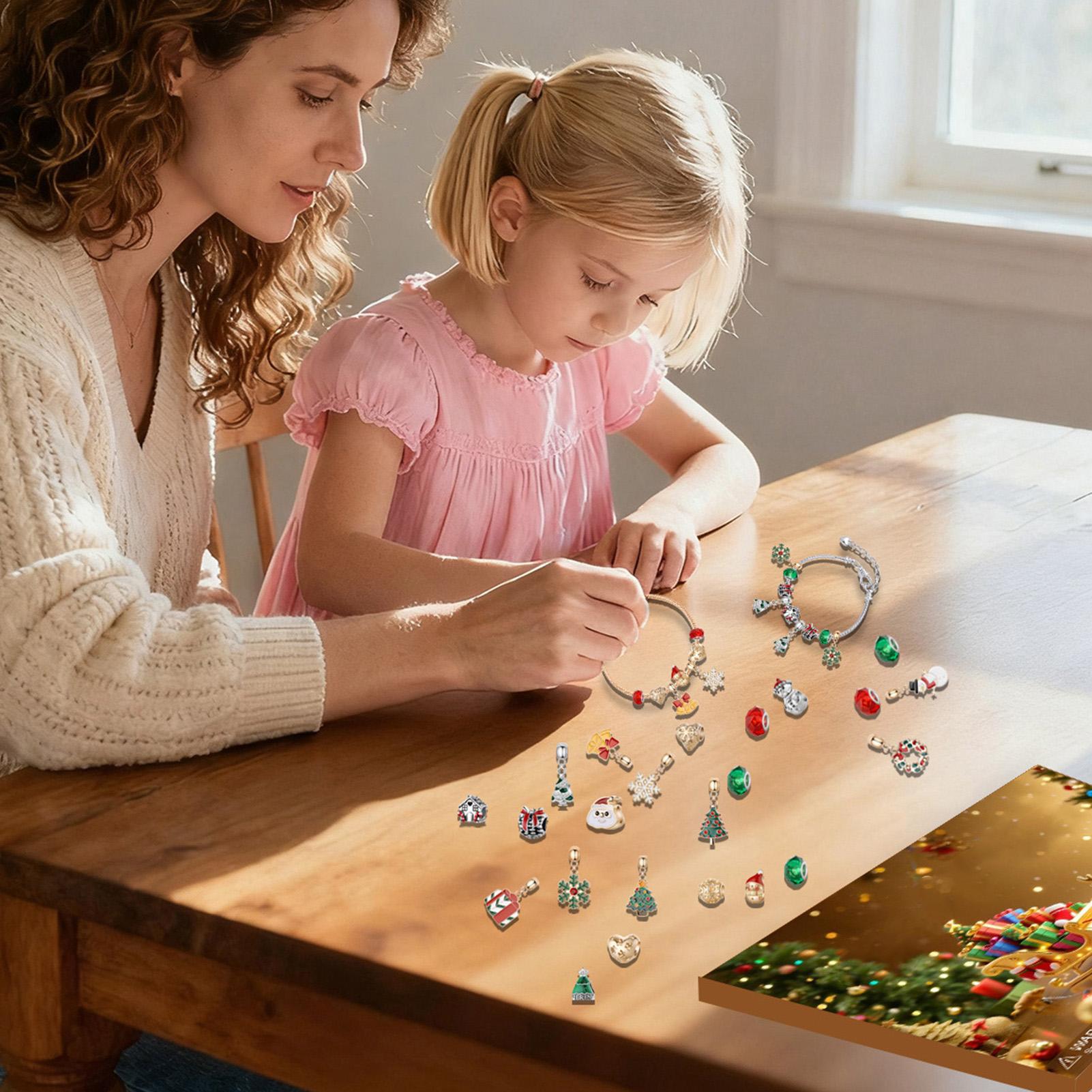 カレンダー アドベント ブレスレット 24日間 ジュエリー作 - Jewelry Making For Teens のレビューと価格