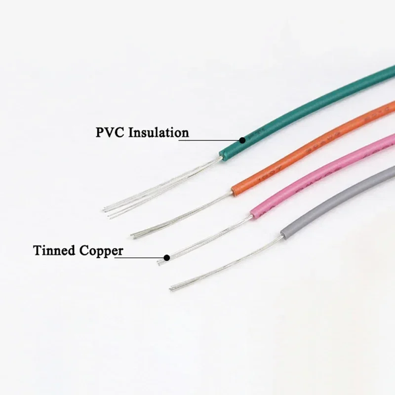 （5色ミックスキット）UL1007ワイヤーPVC絶縁錫メッキ - Wire 22 Gauge Copper のレビューと価格