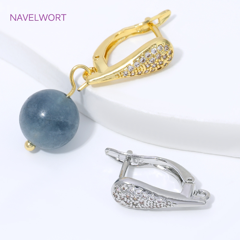 18K金メッキ扇形フラワーイヤワイヤーイヤリング金具、真鍮製 - Jewelry Making Articles のレビューと価格