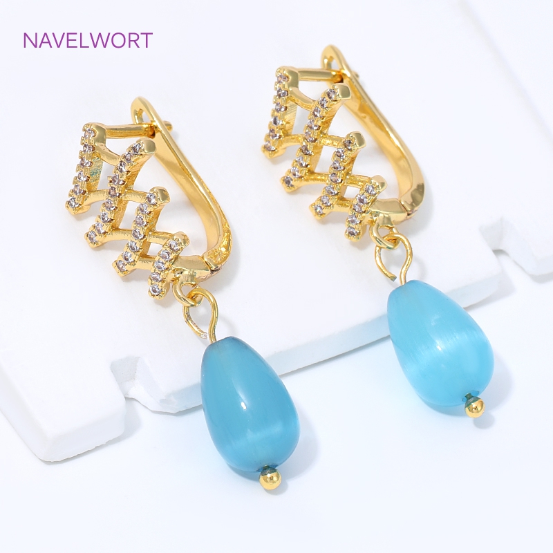 18K金メッキ扇形フラワーイヤワイヤーイヤリング金具、真鍮製 - Jewelry Making Articles のレビューと価格