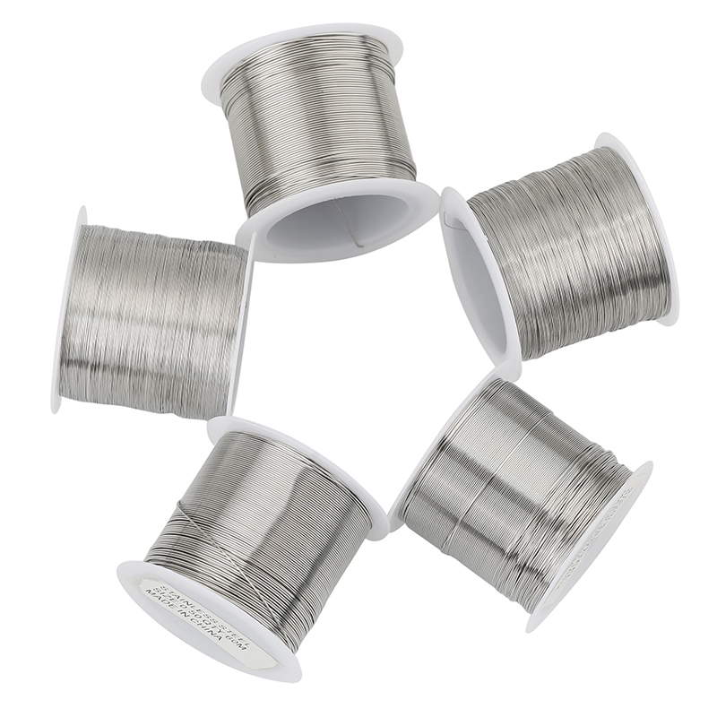 ステンレス鋼0.2 0.3 0.4 0.5 0.6mmビーズ - Jewelry Making Thread のレビューと価格