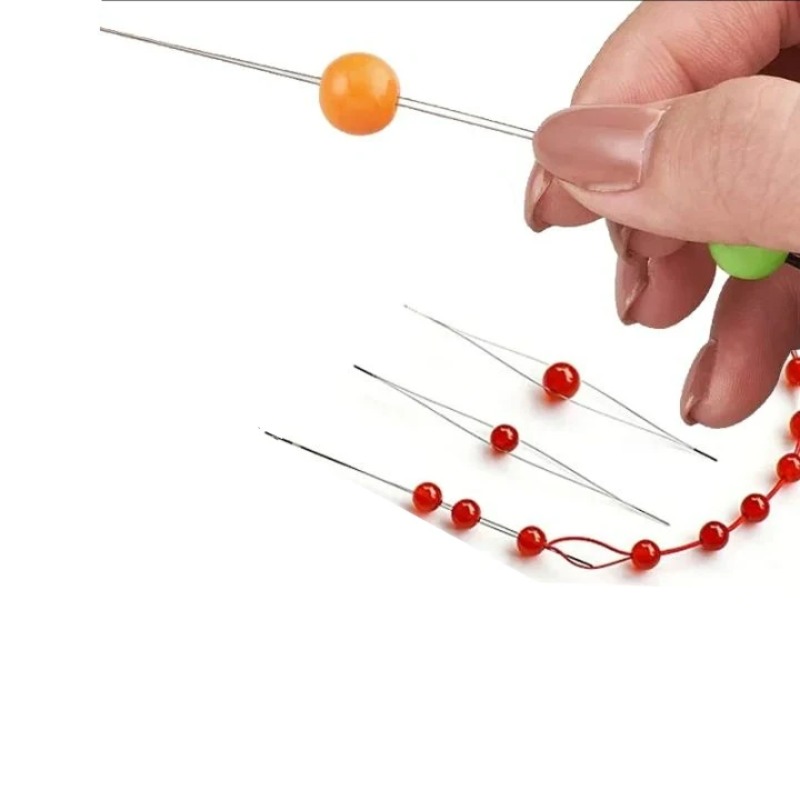 1/10個入り オープンビーズニードル DIYビーズ針 ジュ - Jewelry Making Tutorials のレビューと価格