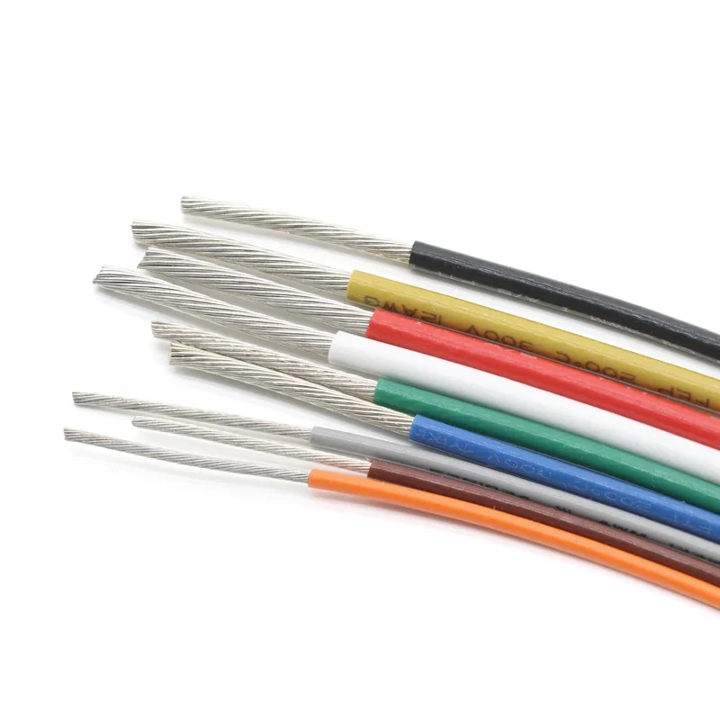 5 メートル/10 メートル UL1332 PTFE ワイヤ - Wire 22 Gauge Copper のレビューと価格