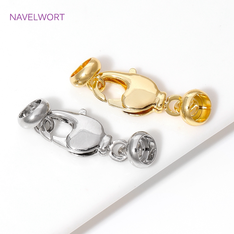 18K ゴールドメッキ真鍮ロブスタークラスプコネクタ、ジュエ - Jewelry Making Articles のレビューと価格