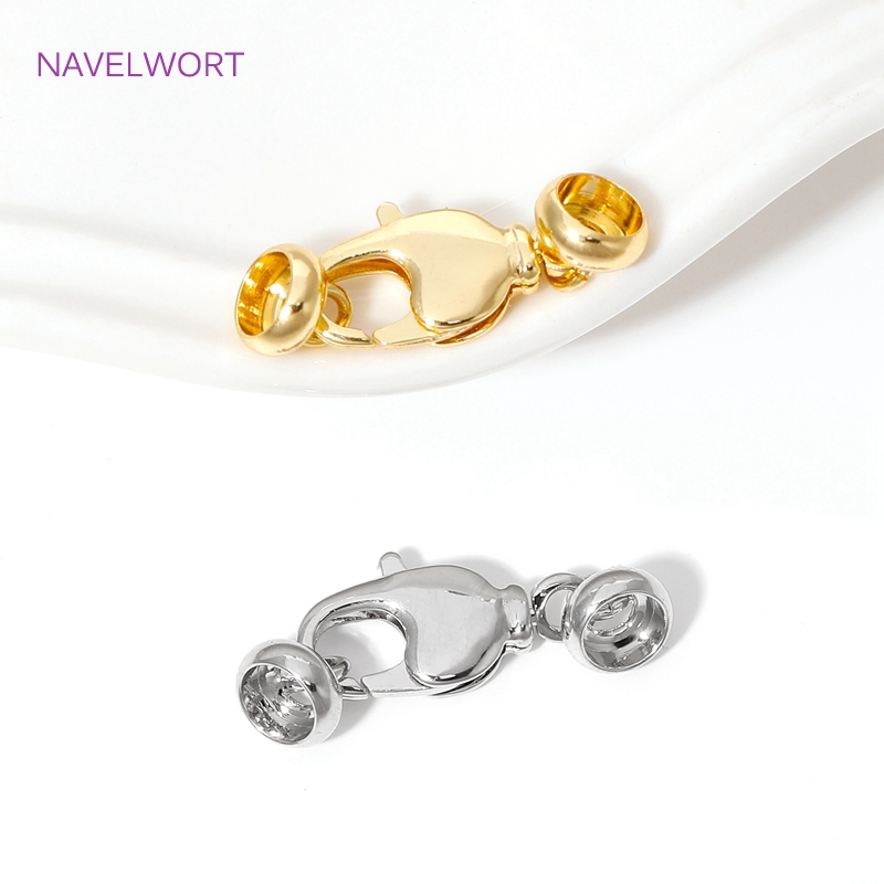 18K ゴールドメッキ真鍮ロブスタークラスプコネクタ、ジュエ - Jewelry Making Articles のレビューと価格