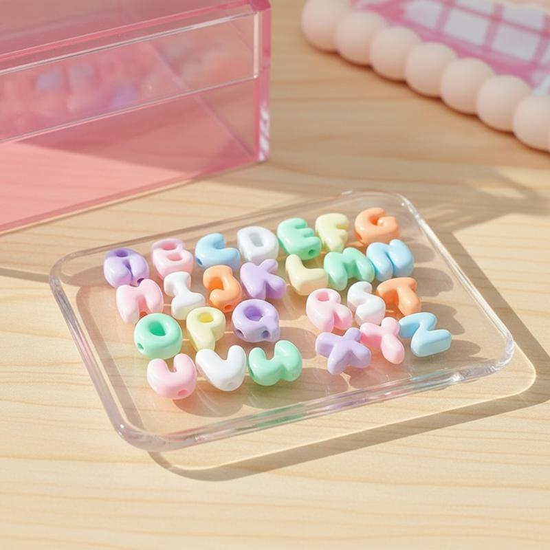 レジン製アルファベットチャーム26個セット かわいいパステル - Jewelry Making Classes のレビューと価格