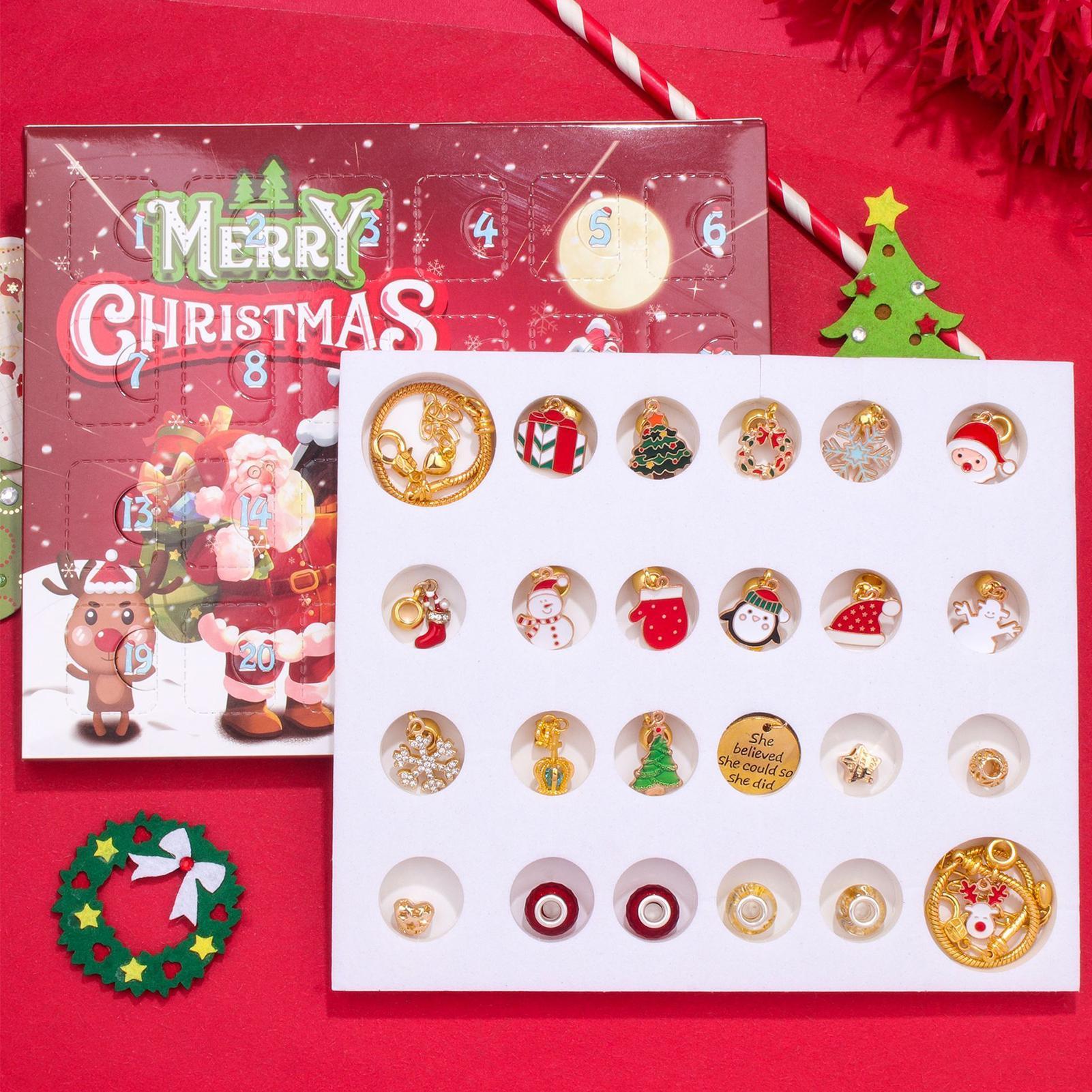 クリスマスブレスレットギフトボックスDIYジュエリー製作セッ - Jewelry Making For Teens のレビューと価格