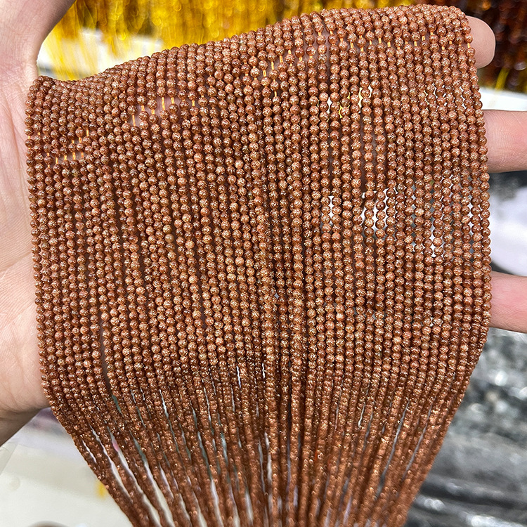 3mm天然石ビーズ グラナイトビーズ タイガーアイ 3mmラ - Jewelry Making Store のレビューと価格