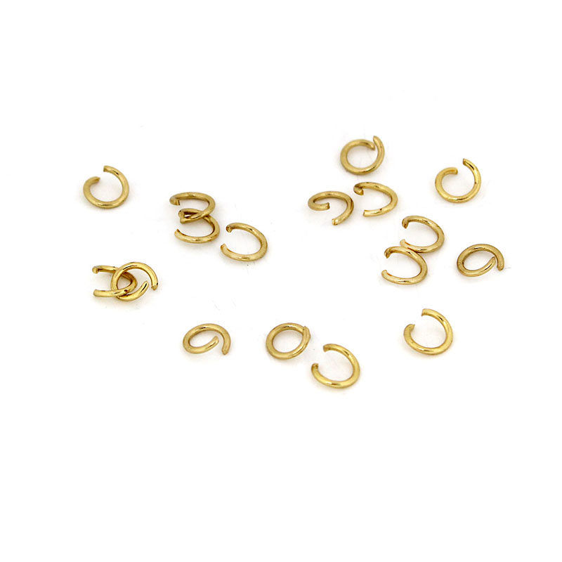 200 個 4/5 ミリメートルステンレス鋼黒オープンジャン - Jewelry Making Jump Rings のレビューと価格
