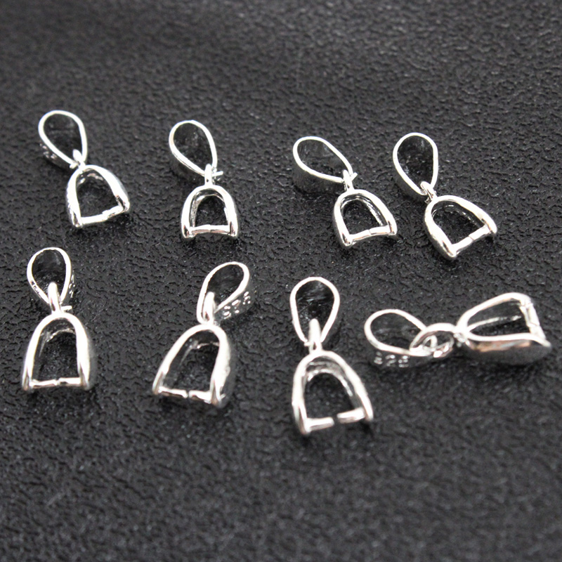 10 個 925 スターリングシルバーメッキ銅ペンダントピン - Jewelry Making Name のレビューと価格