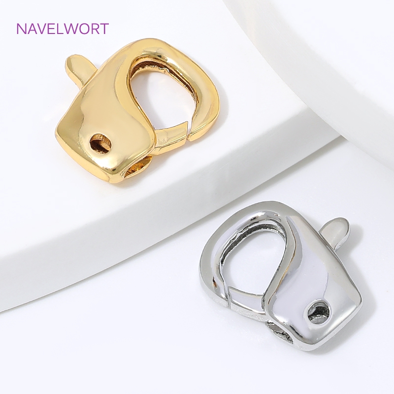 13mm×11.5mm 18K金メッキロブスタークラスプコネ - Jewelry Making Articles のレビューと価格