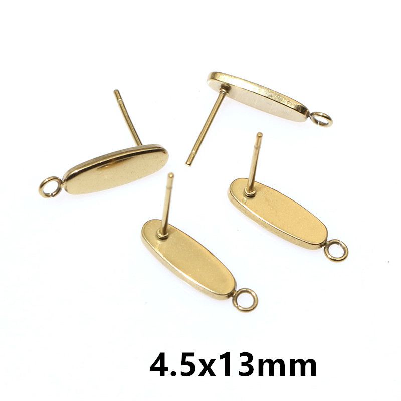 20個ステンレス鋼クラフトイヤリングスタッド幾何学的多角形イ - Jewelry Making Earrings のレビューと価格