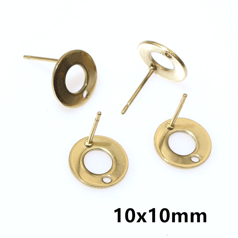 20個ステンレス鋼クラフトイヤリングスタッド幾何学的多角形イ - Jewelry Making Earrings のレビューと価格