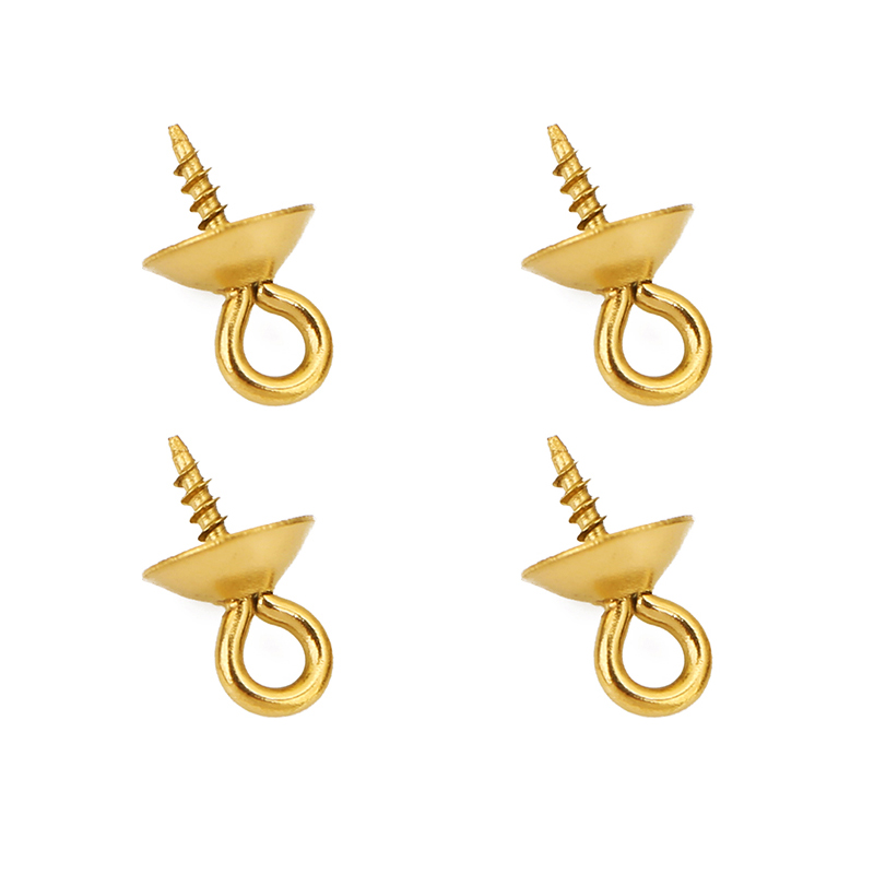 20個入り ステンレス製 パールペンダントフック コネクター - Jewelry Making Pendants のレビューと価格