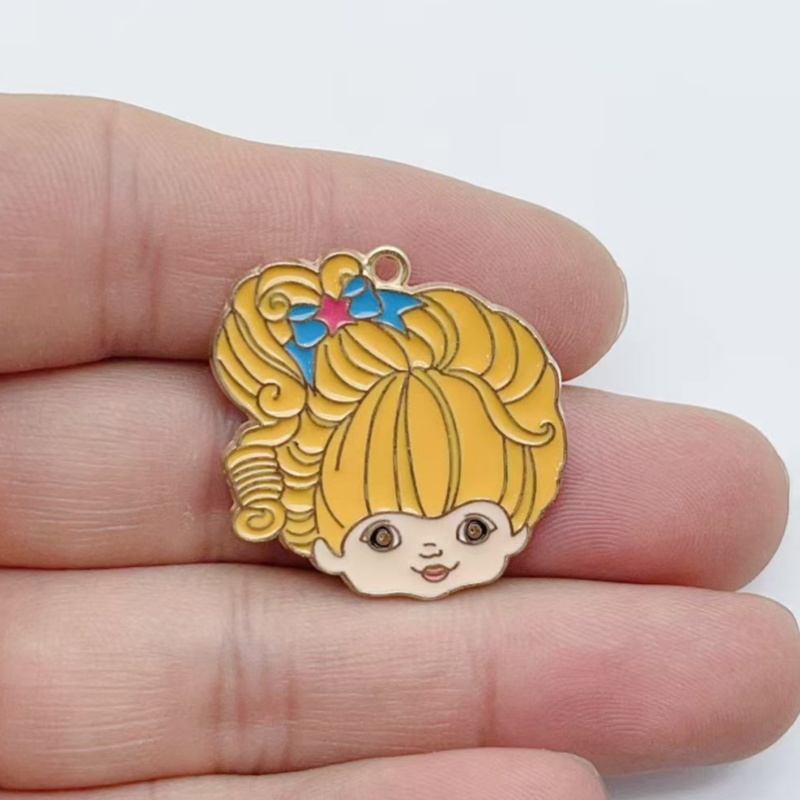 10 個かわいい女の子エナメルメタルジュエリーイチゴレインボ - Jewelry Making Earrings のレビューと価格