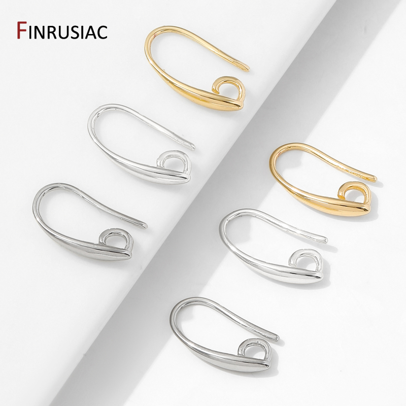 14K金メッキ真鍮製スムースイヤリングフック、イヤリング製作 - Jewelry Making Thread のレビューと価格