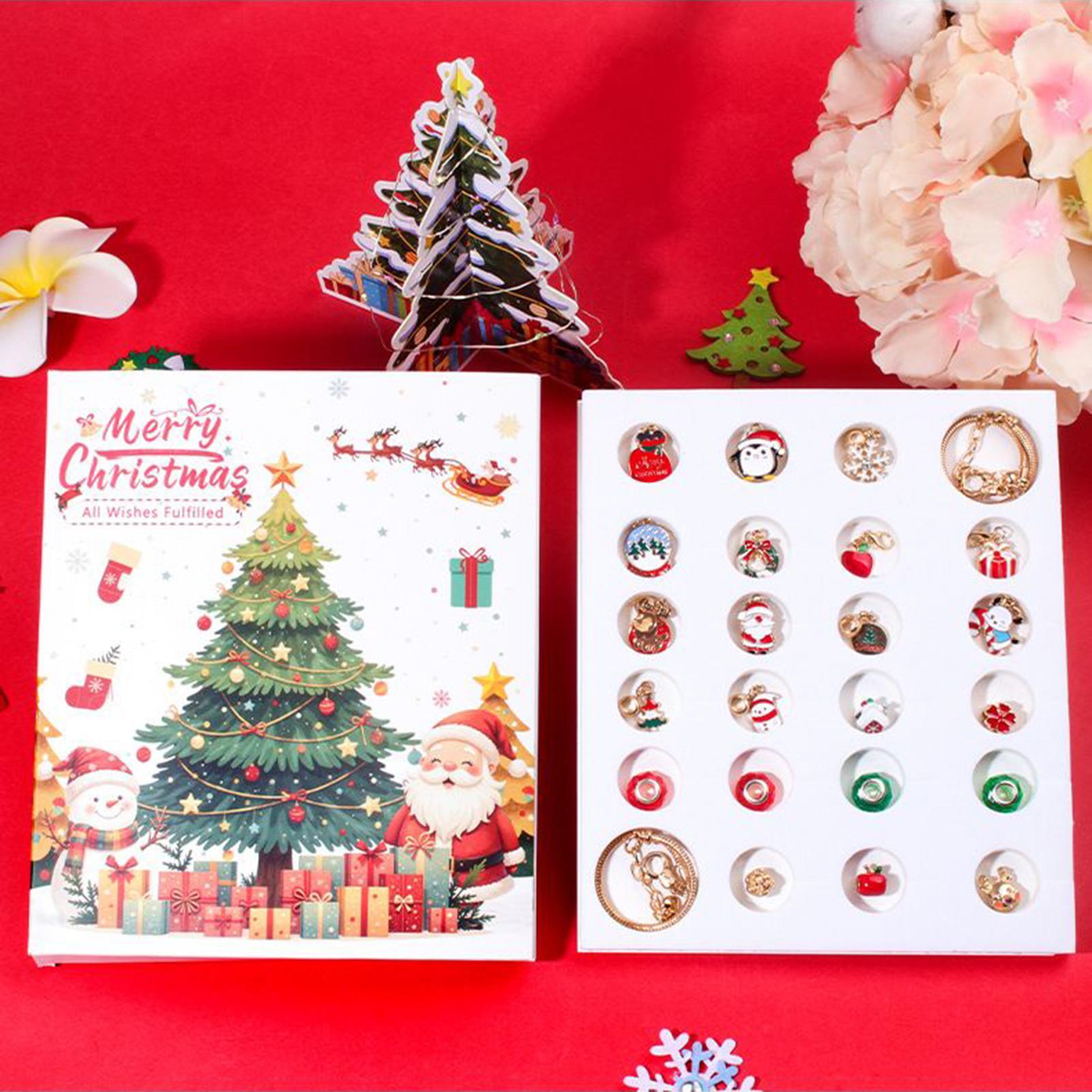 カレンダー アドベント チャーム クリスマス カウントダウン - Jewelry Making For Teens のレビューと価格