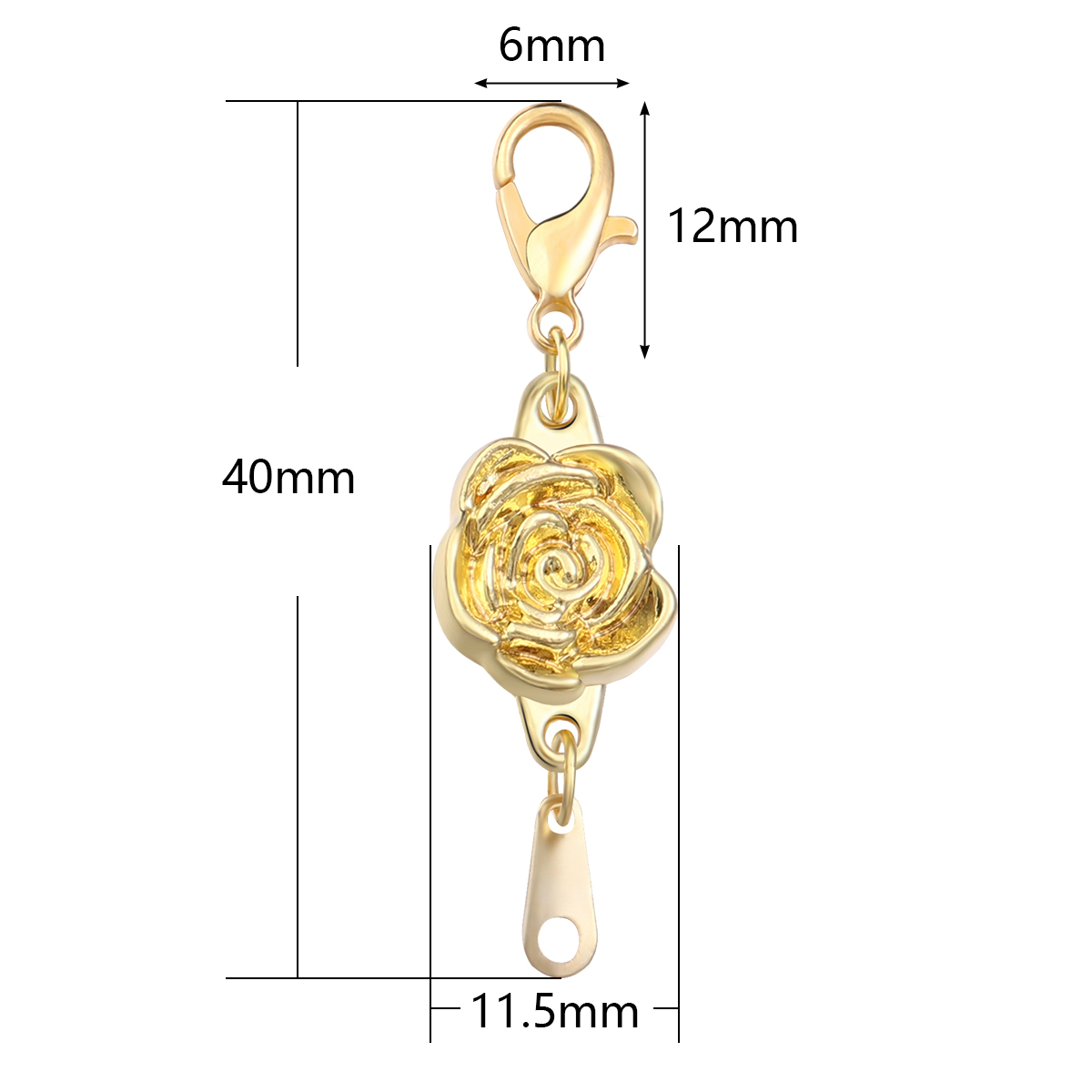 5個/ロット 強力磁気クラスプ 合金ローズエクステンダー ク - Jewelry Making Name のレビューと価格